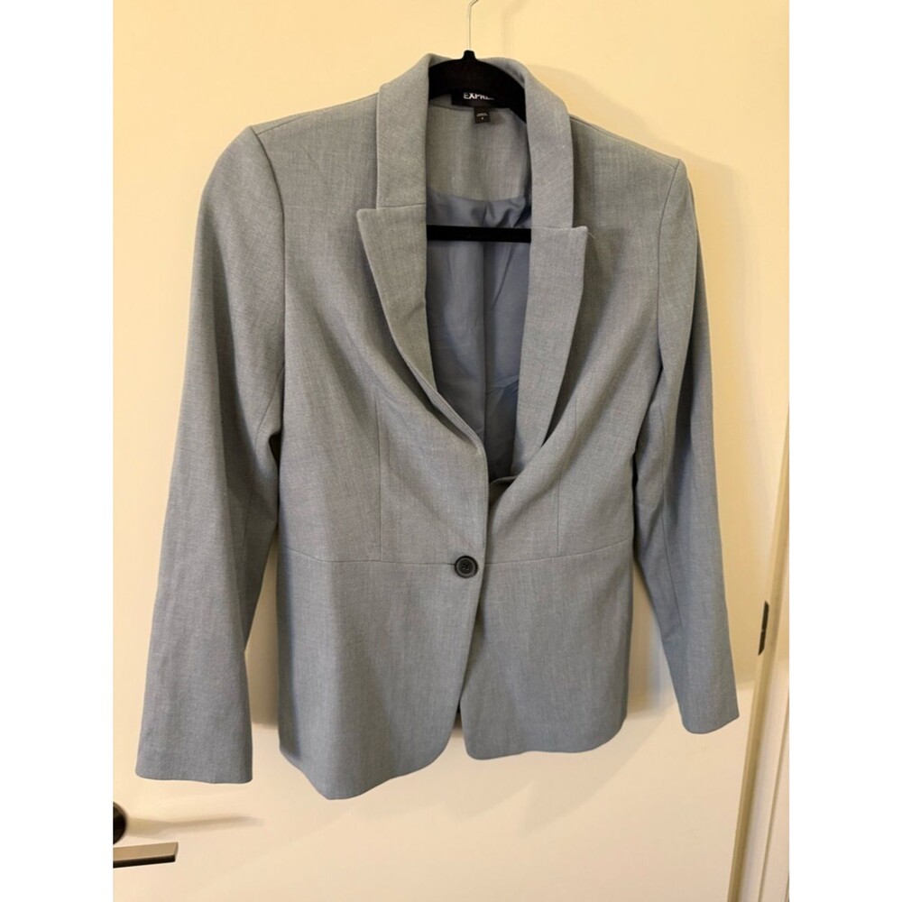 Express Light Baby Blue Women's Blazer
